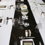 matrimonio bianco e nero tavola Glam Events 1