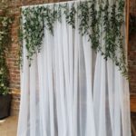 Backdrop tessuti e fiori 3